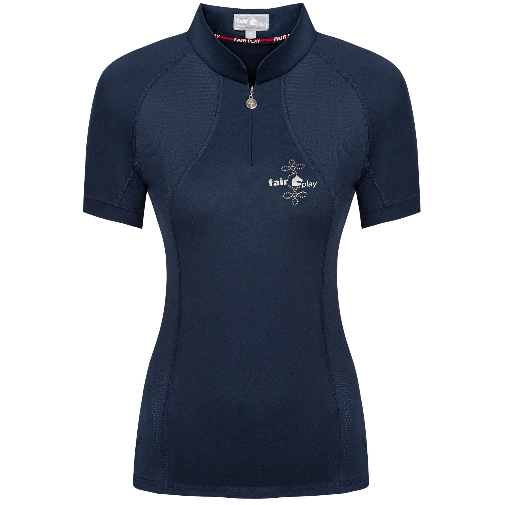 Fair Play Paula Short Sleeve Shirt Navy