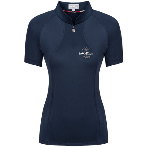 Fair Play Paula Short Sleeve Shirt Navy