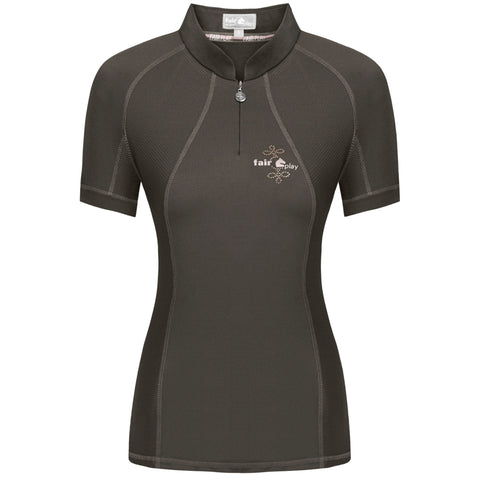 Fair Play Paula Short Sleeve Shirt Olive Haze