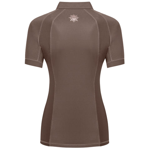 Fair Play Paula Short Sleeve Shirt Taupe Grey