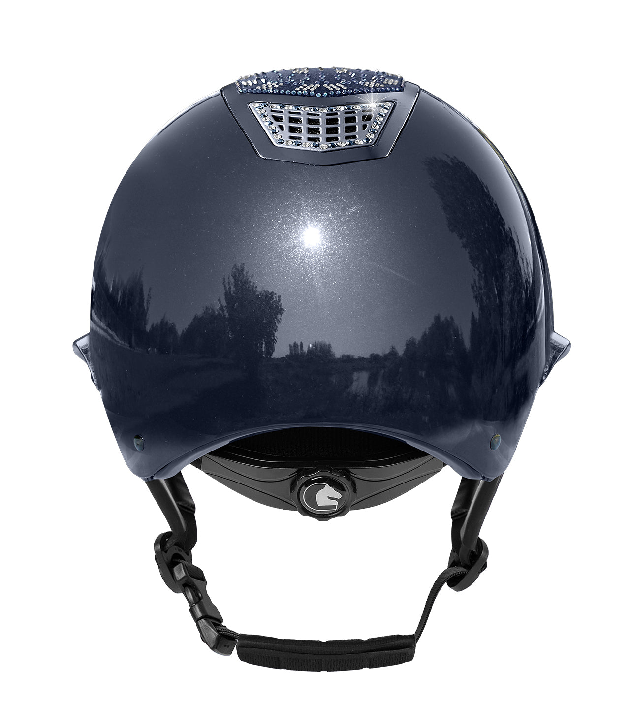 Fair Play Quantinum 2.0 W-V EOS Shiny Riding Helmet Navy