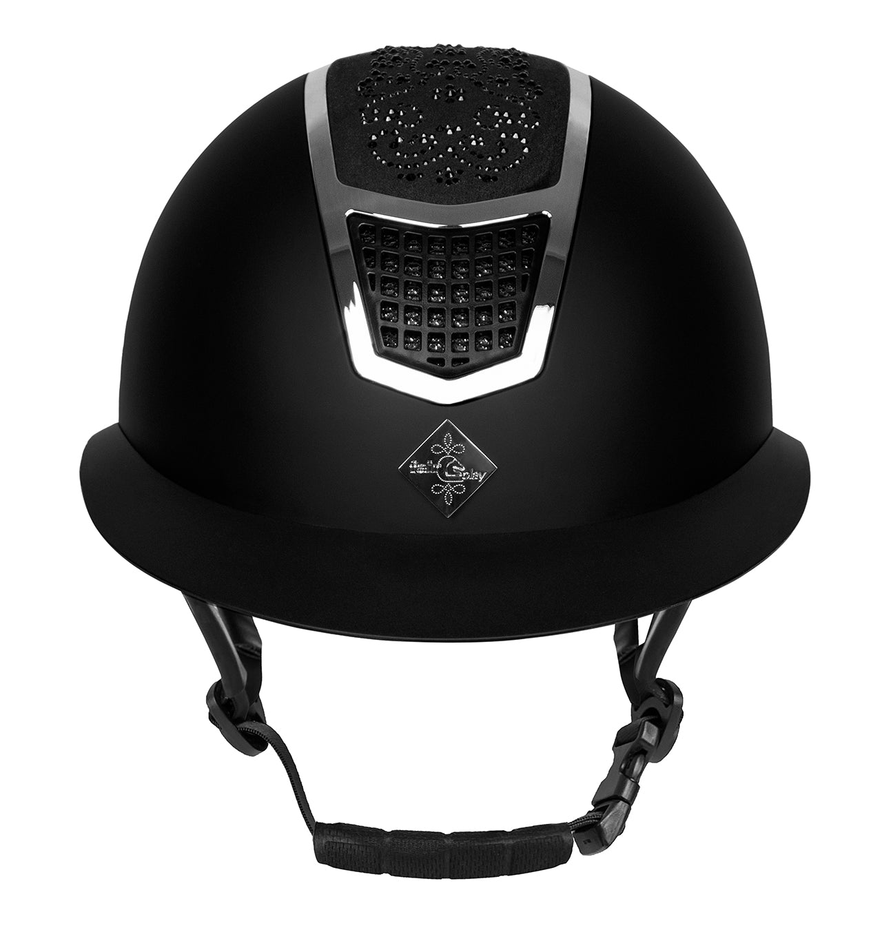 Fair Play Quantinum Chic W-V Matt Riding Helmet Black