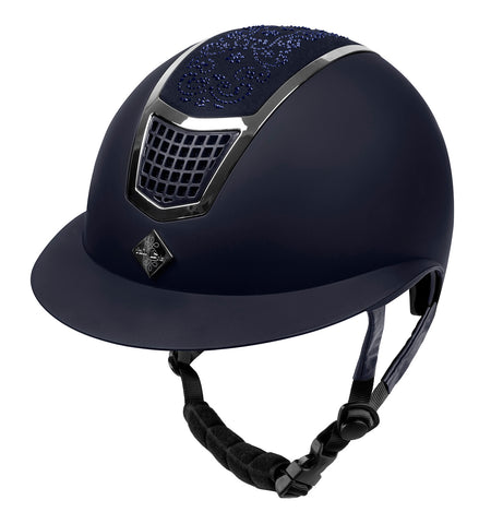 Fair Play Quantinum Chic W-V Matt Riding Helmet Navy