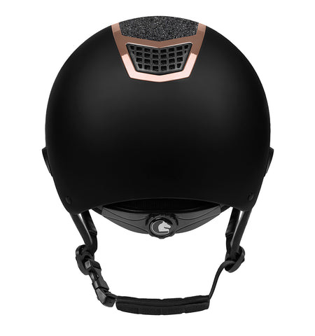 Fair Play Quantinum Eclipse Rosegold Riding Helmet Black