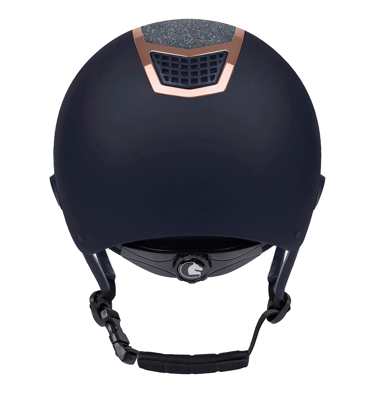 Fair Play Quantinum Eclipse Rosegold Riding Helmet Navy