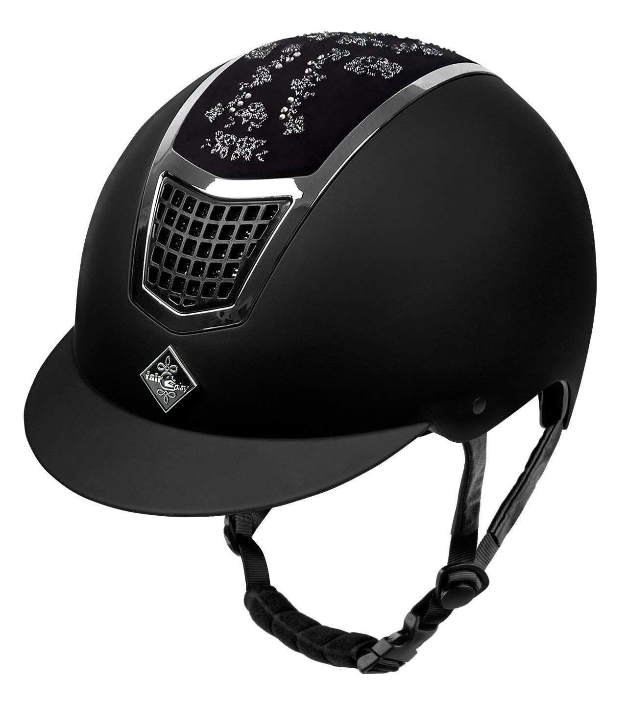 Fair Play Quantinum Fleur WV Riding Helmet Black