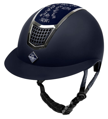 Fair Play Quantinum Fleur WV Riding Helmet Navy