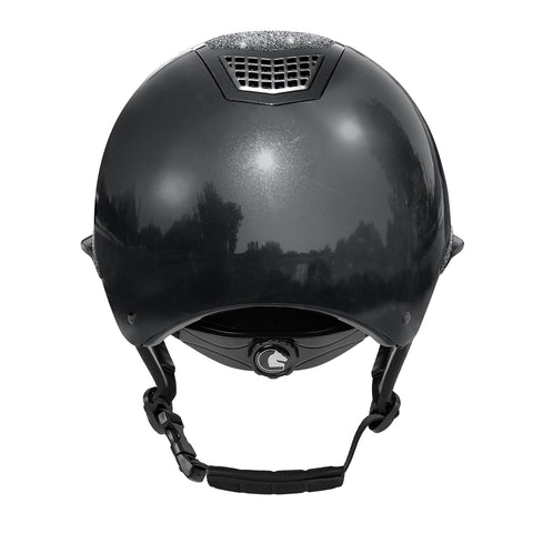 Fair Play Quantinum WV Eclipse Shiny Riding Helmet Black
