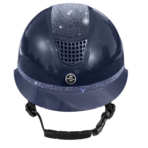 Fair Play Quantinum WV Eclipse Shiny Riding Helmet Navy