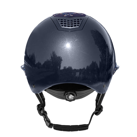 Fair Play Quantinum WV Spotlight Shiny VG Riding Helmet Navy