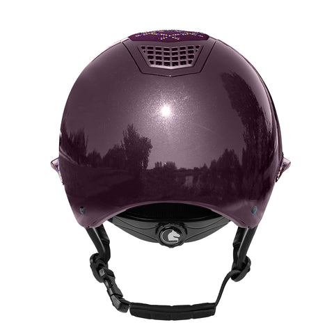 Fair Play Quantinum WV Spotlight Shiny VG Riding Helmet Royal Berry
