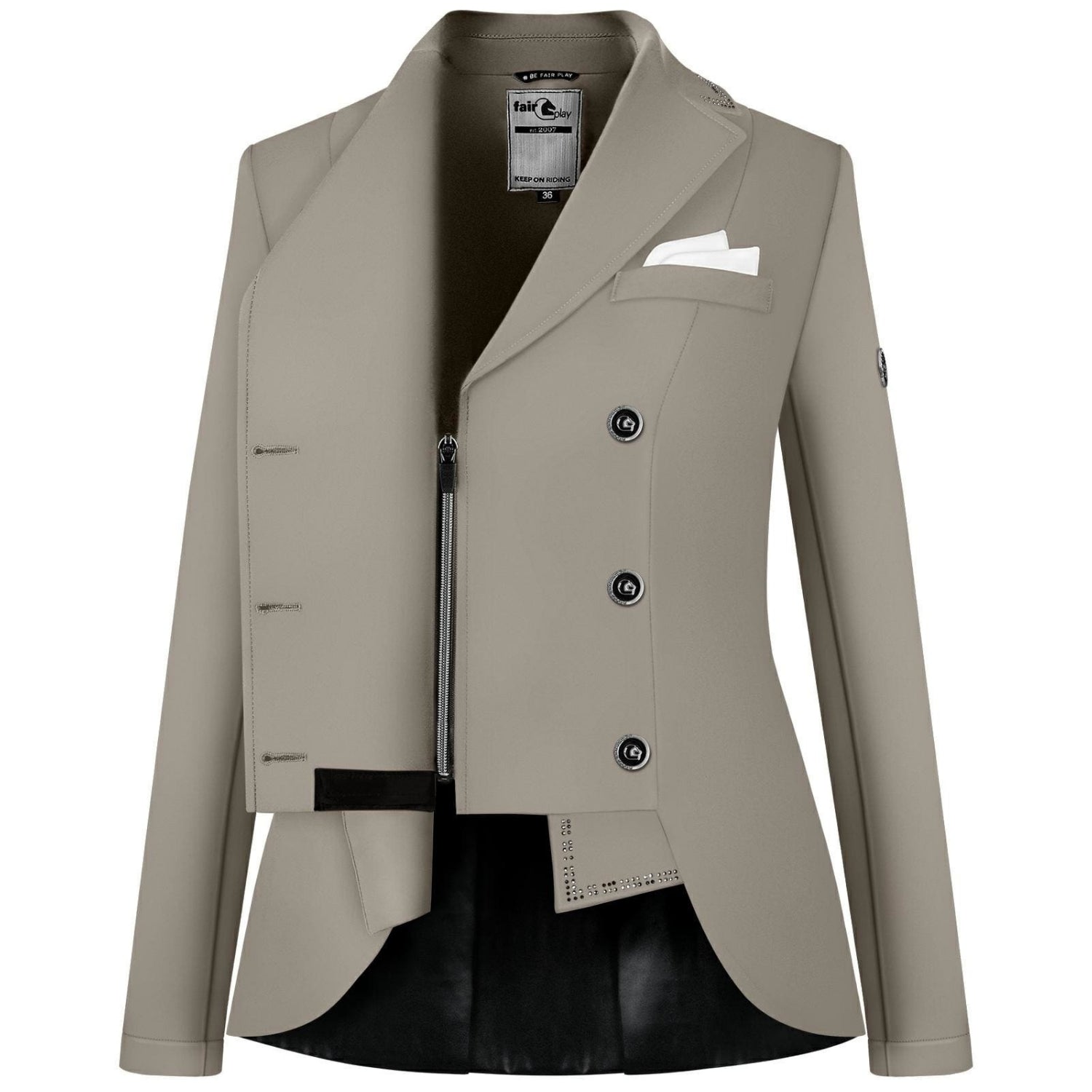 Fair Play Reiko Dressage Short Tailcoat Almond Frost