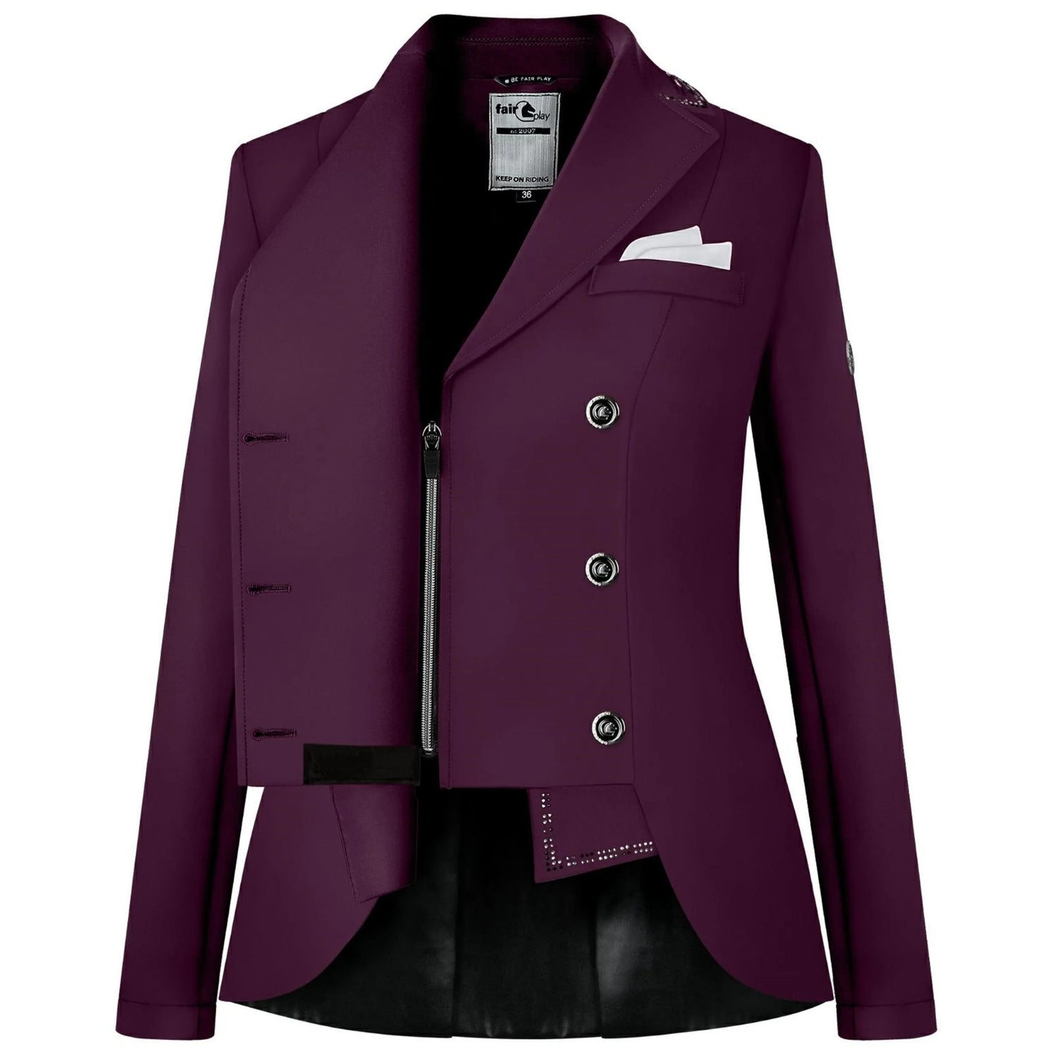 Fair Play Reiko Dressage Short Tailcoat Royal Berry