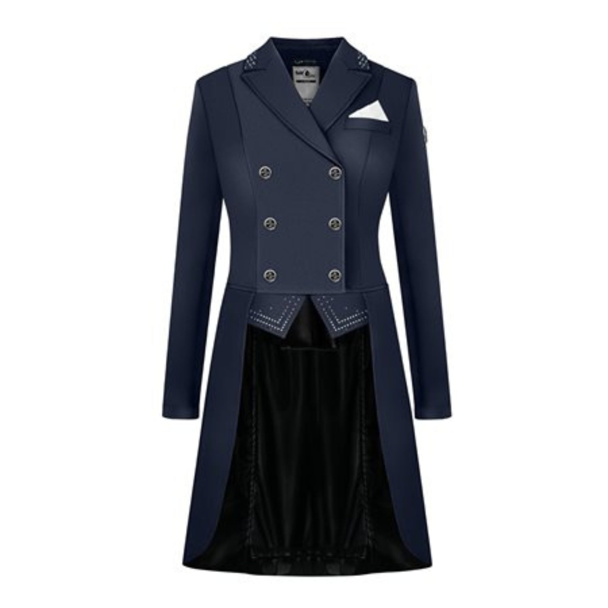 Fair Play Adelinde Dressage Tailcoat Navy Front