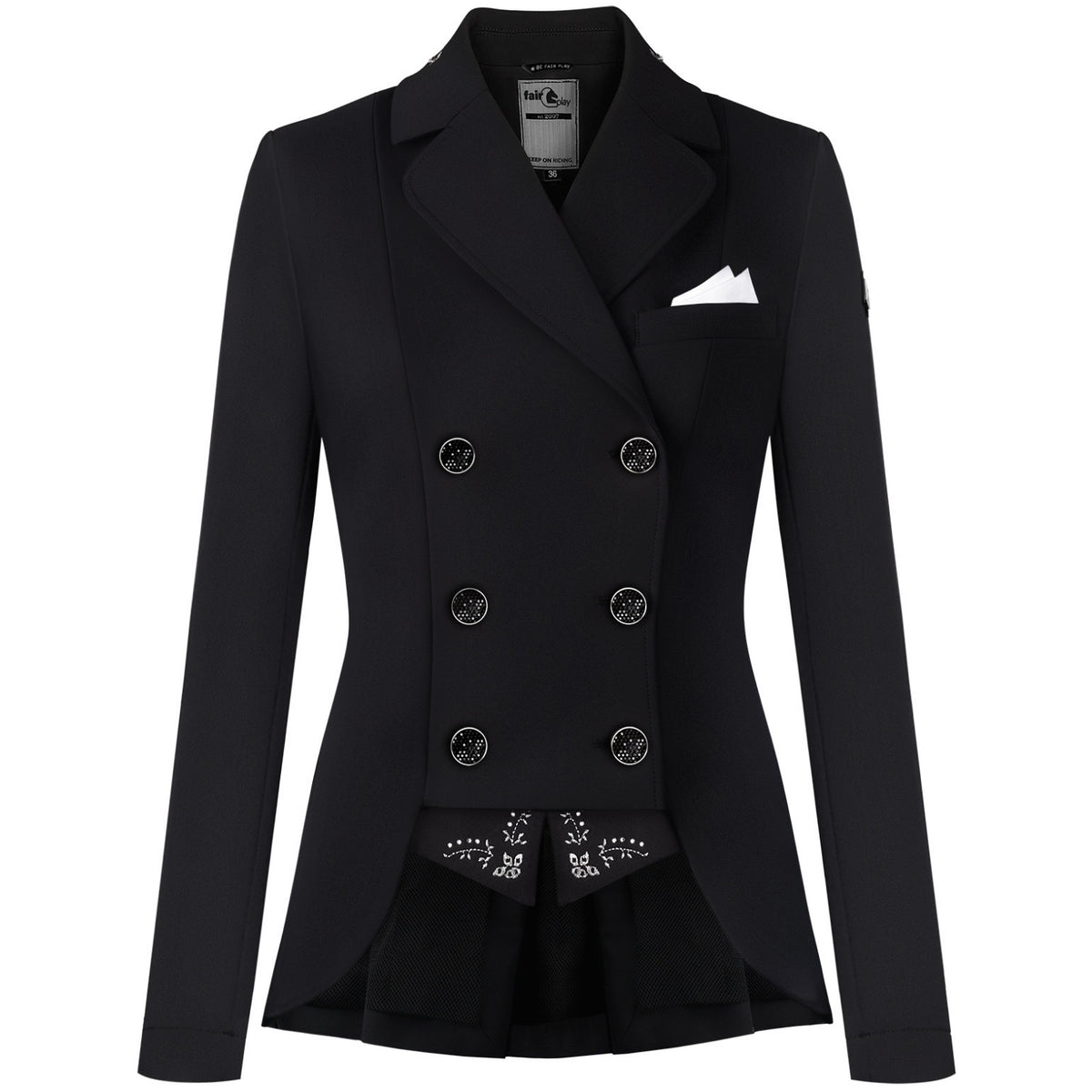Fairplay Alissa Fleur Dressage Short Tailcoat Black