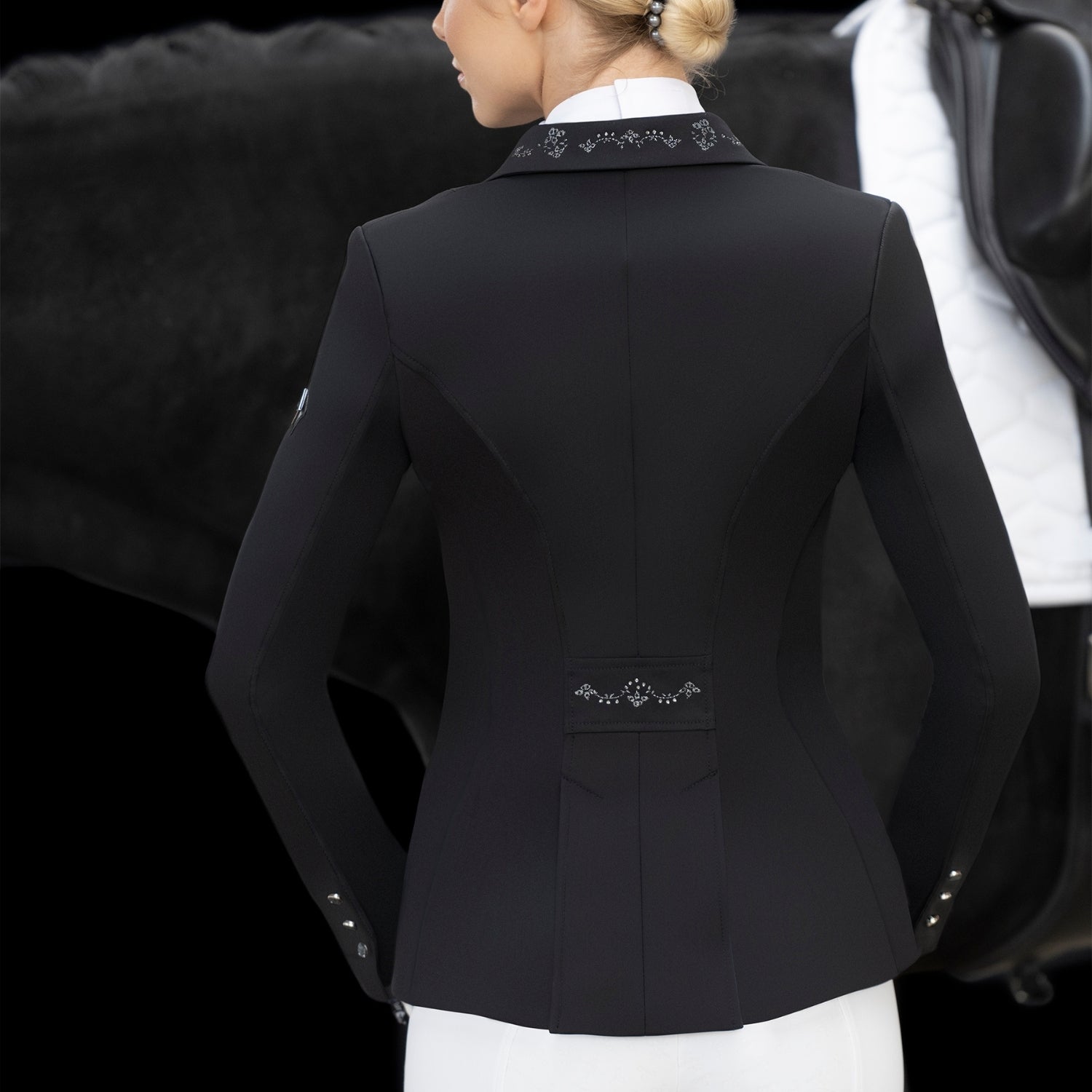 Fairplay Alissa Fleur Dressage Short Tailcoat Black