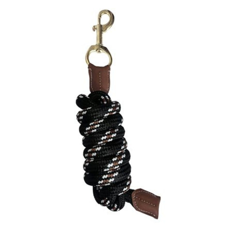 Fair Play Ferrara Lead Rope Black White