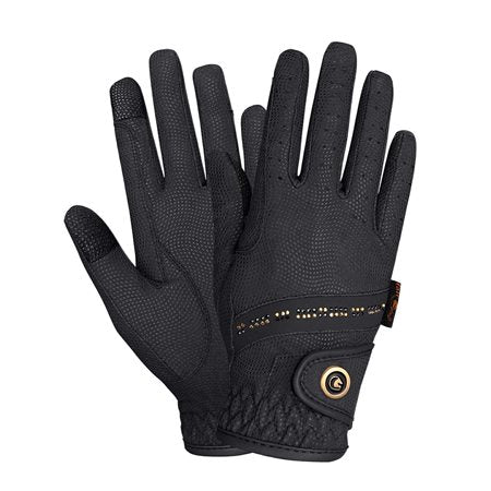 Fair Play Flash Vintage Gold Gloves Black