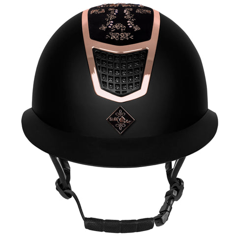Fairplay Helmet Quantinum Fleur Rosegold Black 