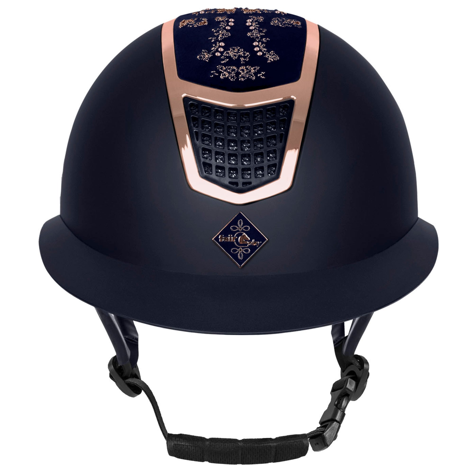 Fairplay Helmet Quantinum Fleur Rosegold Navy