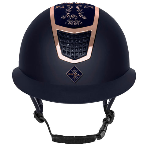 Fairplay Helmet Quantinum Fleur Rosegold Navy