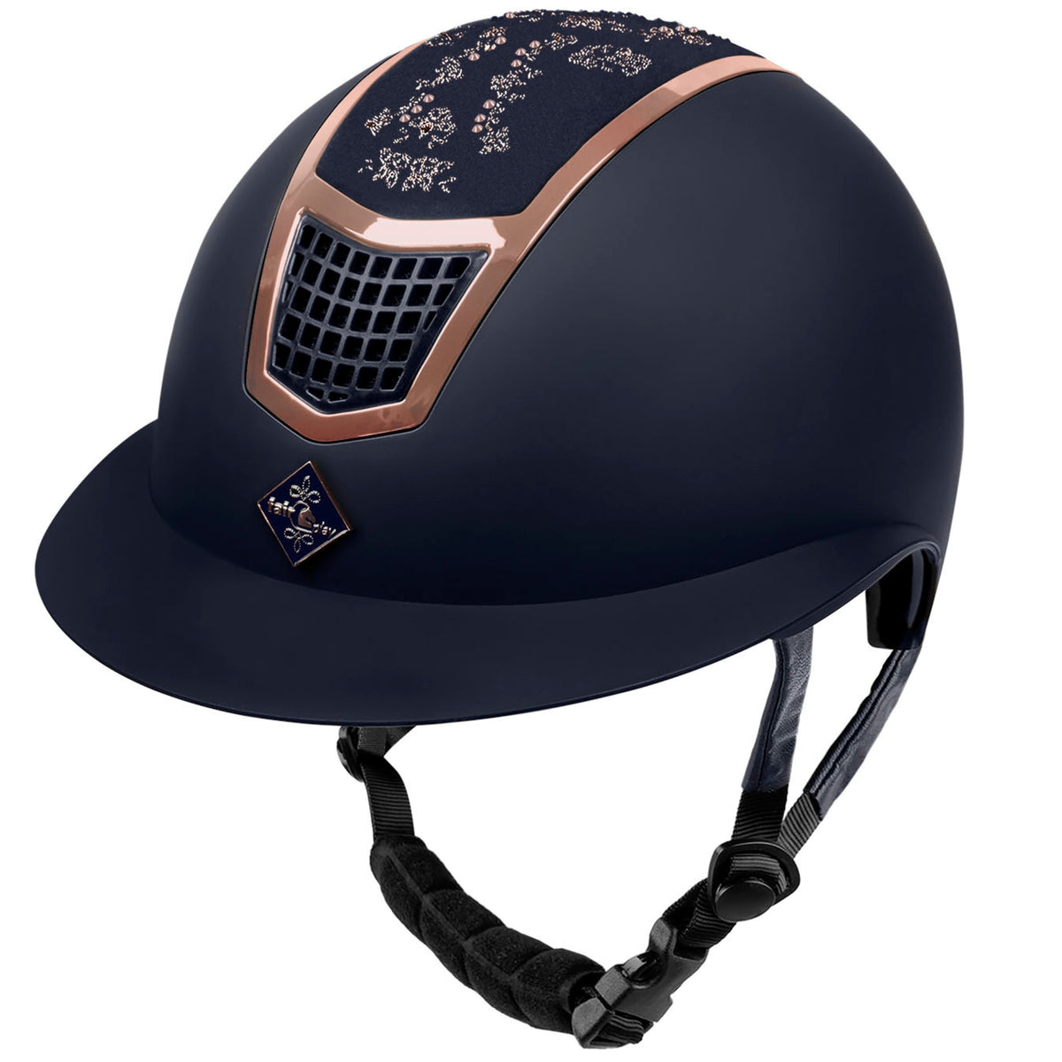 Fairplay Helmet Quantinum Fleur Rosegold Navy