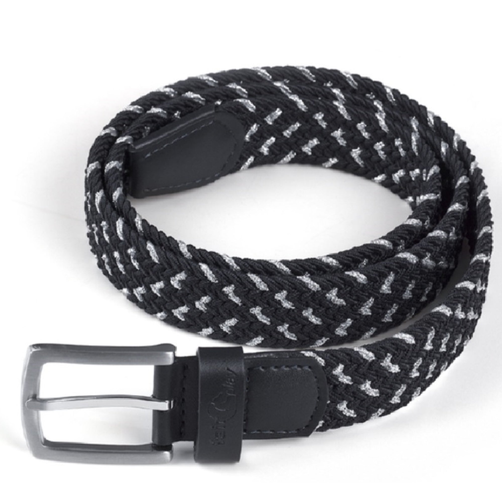 Fairplay Hill Braid Belt Black Silver