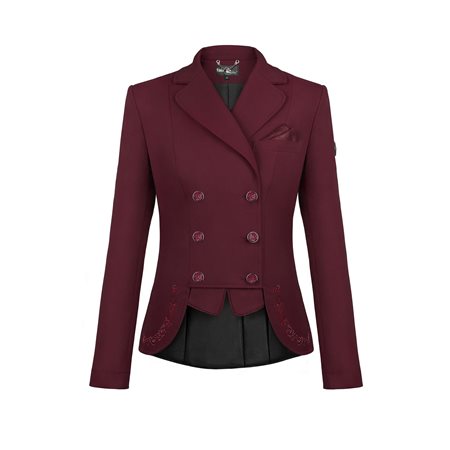 Fairplay Lexim Chic Dressage Short Tailcoat Burgandy