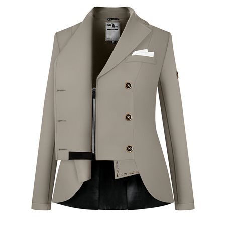Fair Play Reiko Vintage Gold Dressage Short Tailcoat Almond Frost