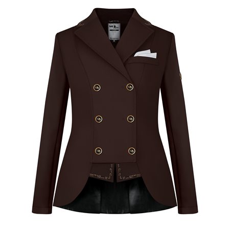 Fair Play Reiko Vintage Gold Dressage Short Tailcoat Brown