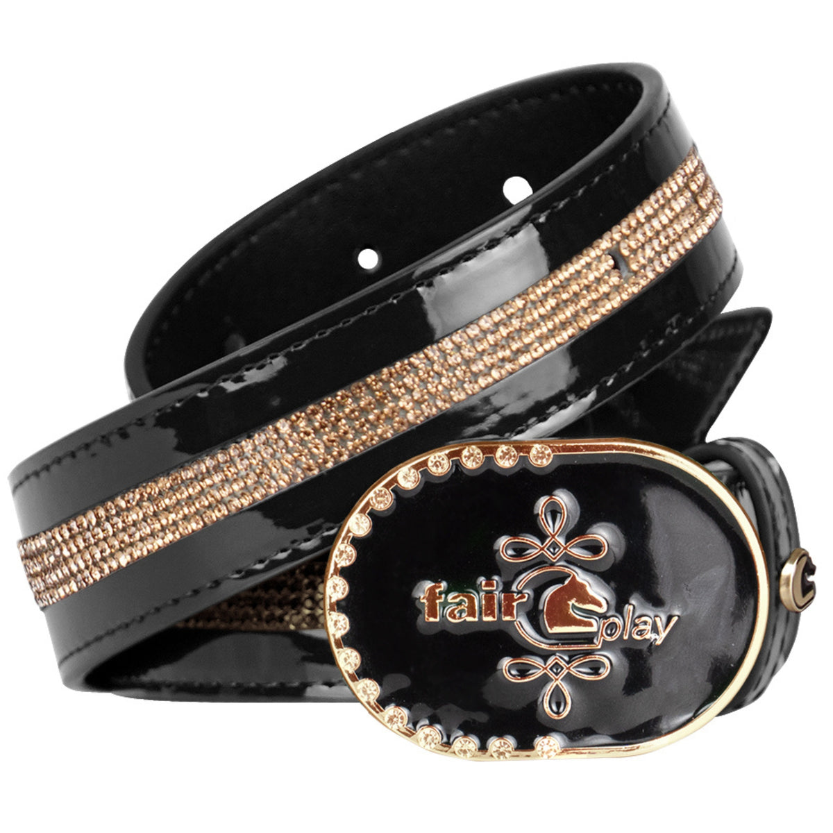 Fair Play Revaz Belt Black Rosegold