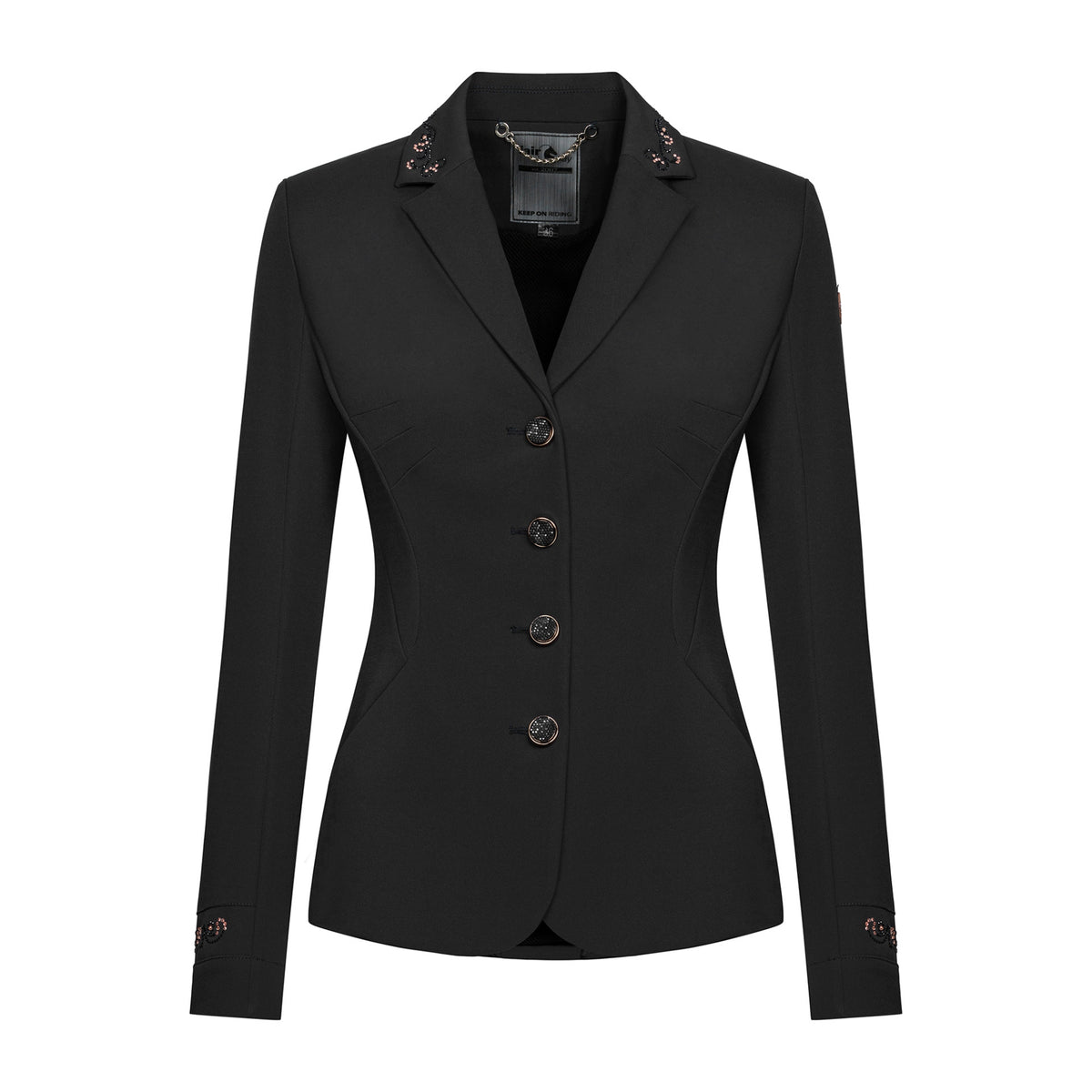 Fair Play Taylor Chic Rosegold Show Jacket Black