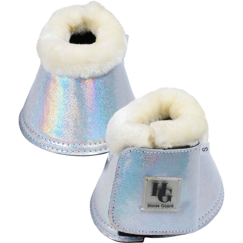 Hg Lulu Glitter Bell Boots Silver