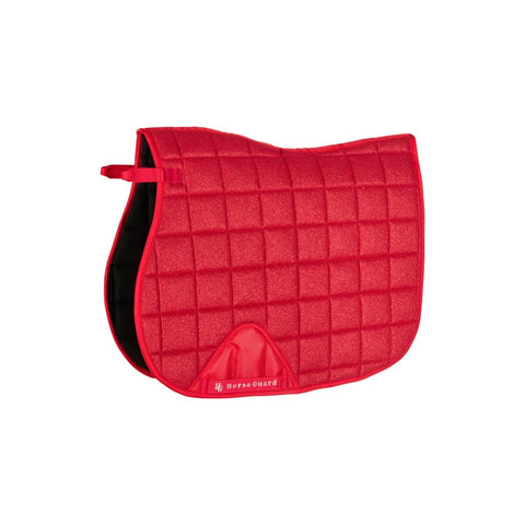 HorseGuard Mesh Glitter Saddle Pad Red