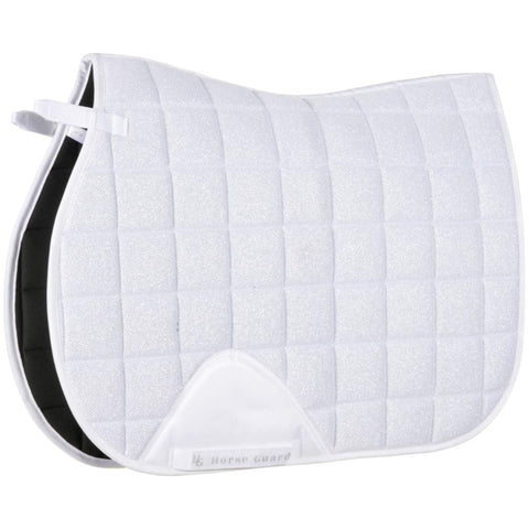 HorseGuard Mesh Glitter Saddle Pad White