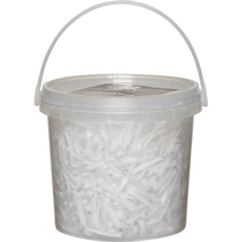 HorseGuard Plaiting Elastics with Braid Comb White