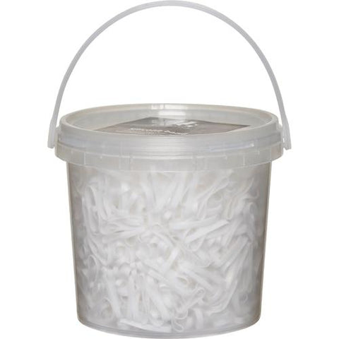 HorseGuard Plaiting Elastics with Braid Comb White