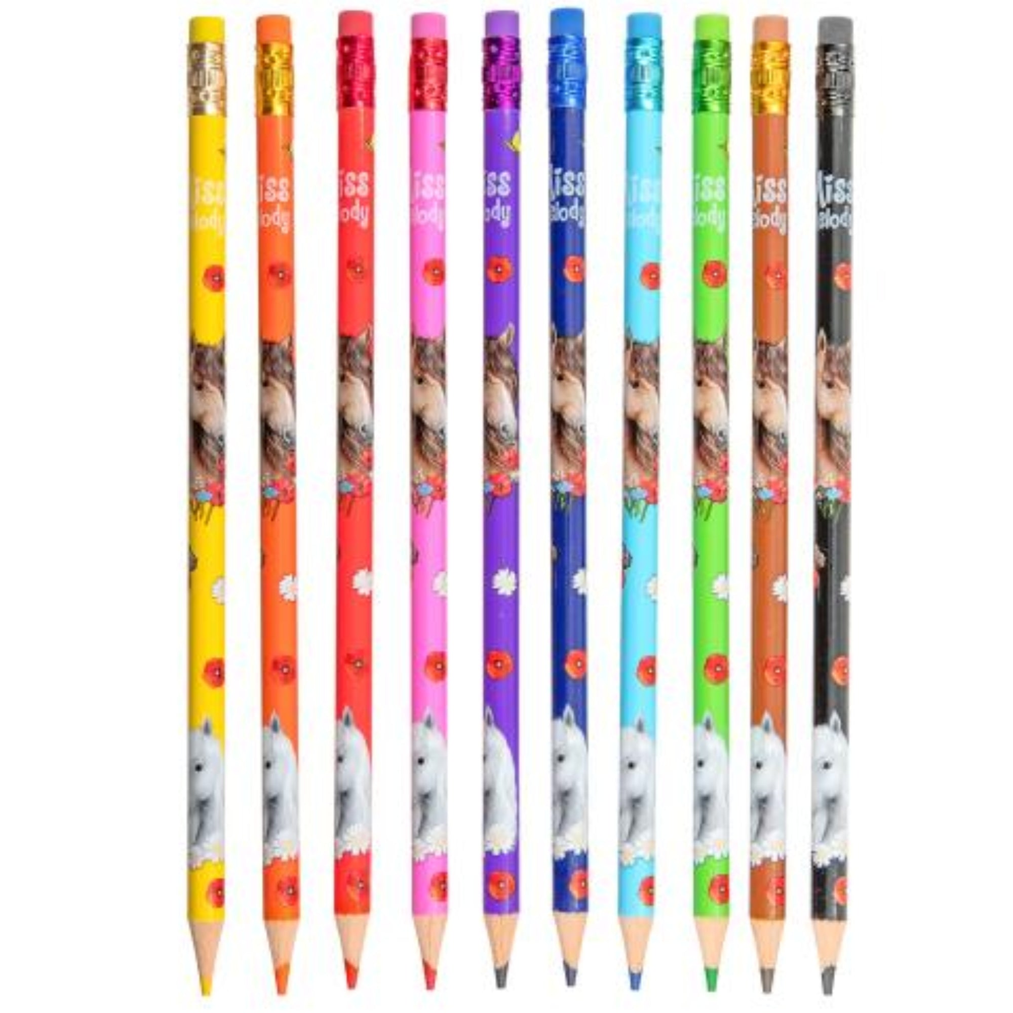 Miss Melody Erasable Colouring Pencils