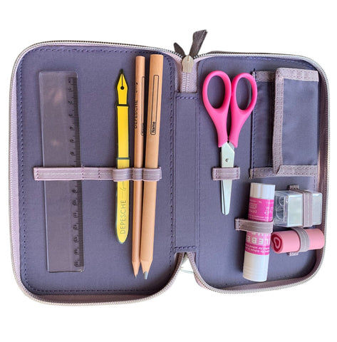 Miss Melody Filled Triple Pencil Case