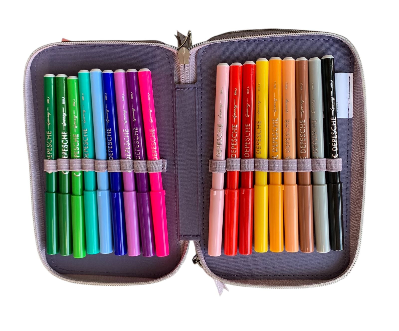 Miss Melody Filled Triple Pencil Case