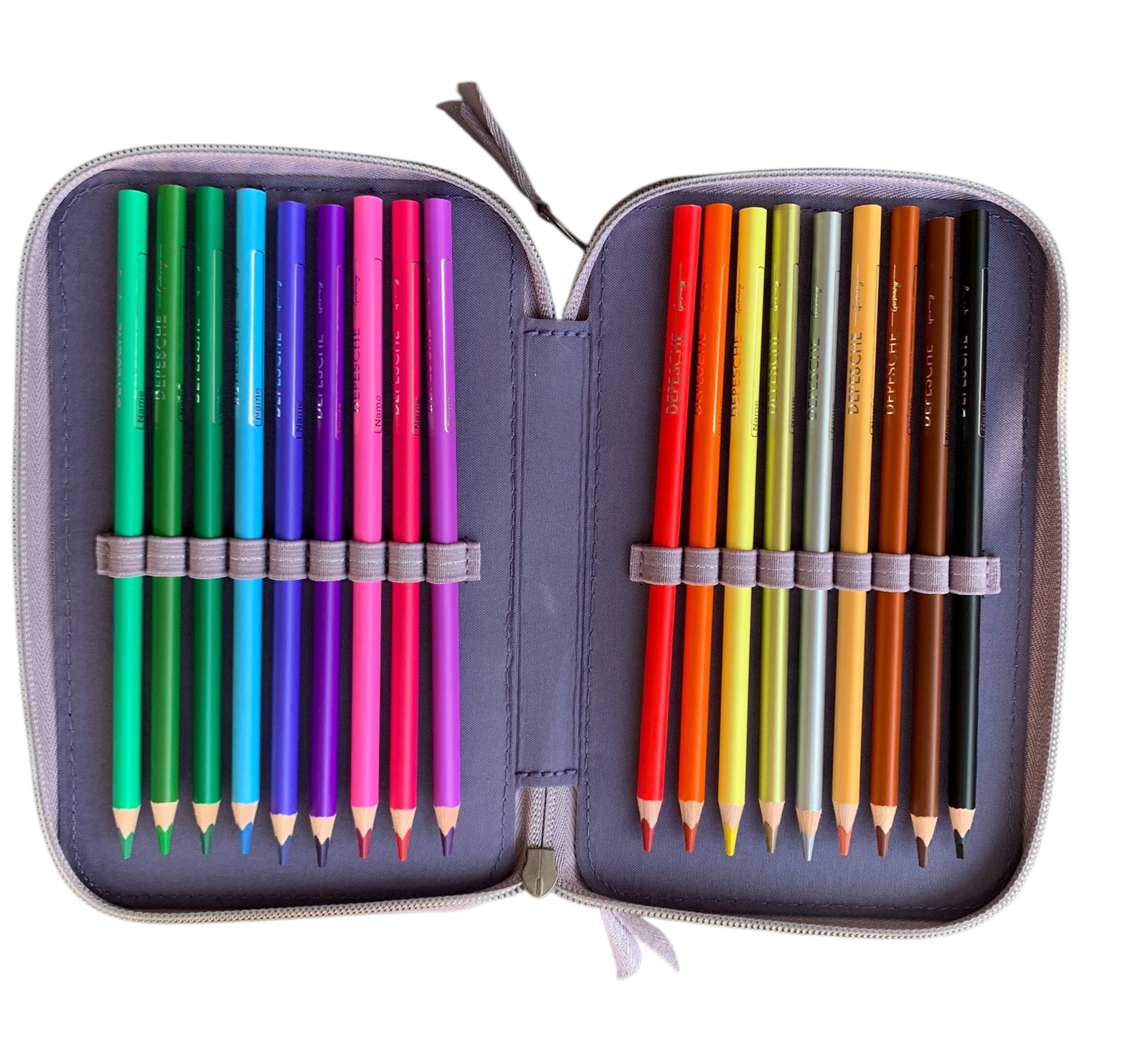 Miss Melody Filled Triple Pencil Case