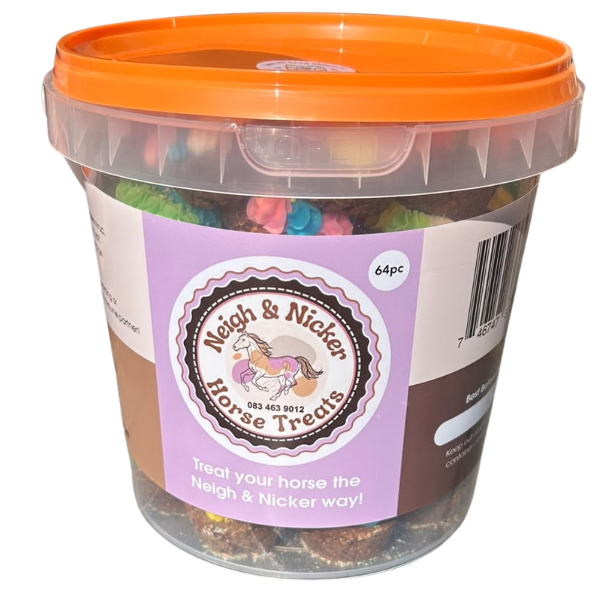 Neigh And Nicker Frosted Horse Treats 64pc