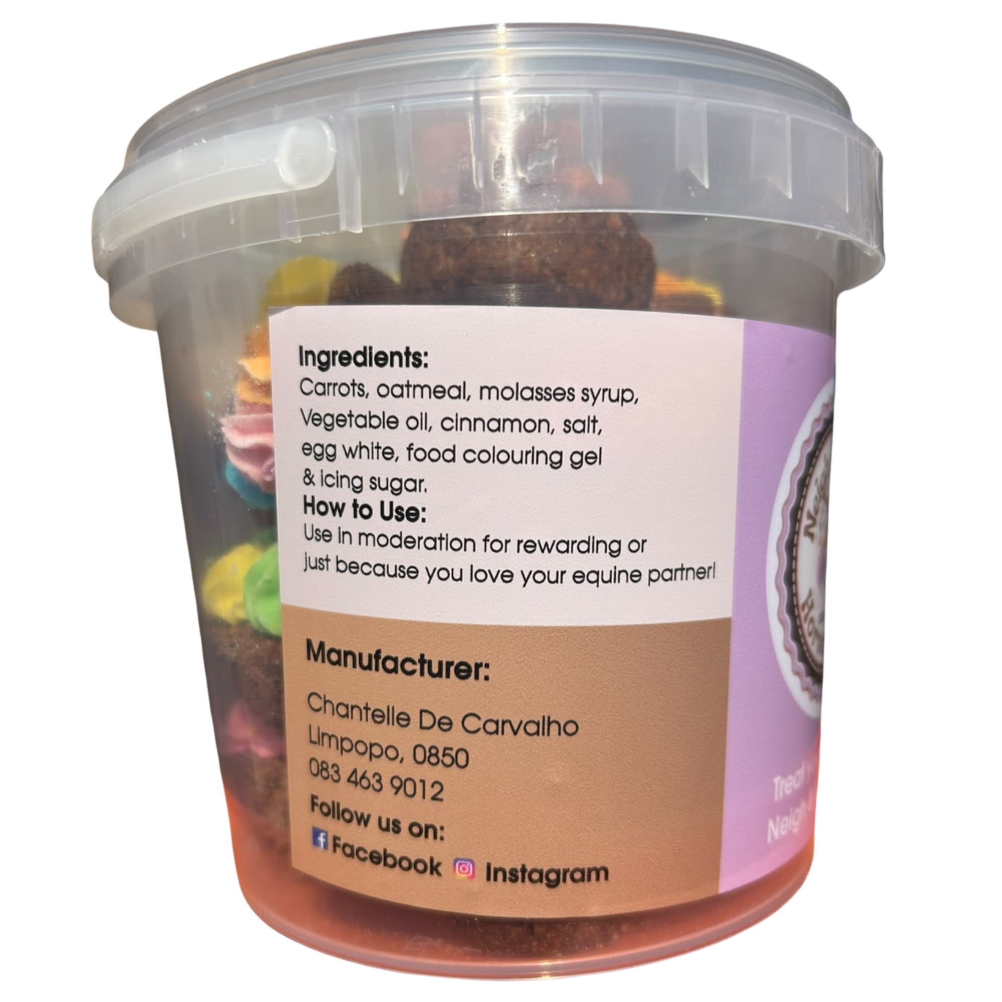 Neigh And Nicker Frosted Horse Treats Ingredients