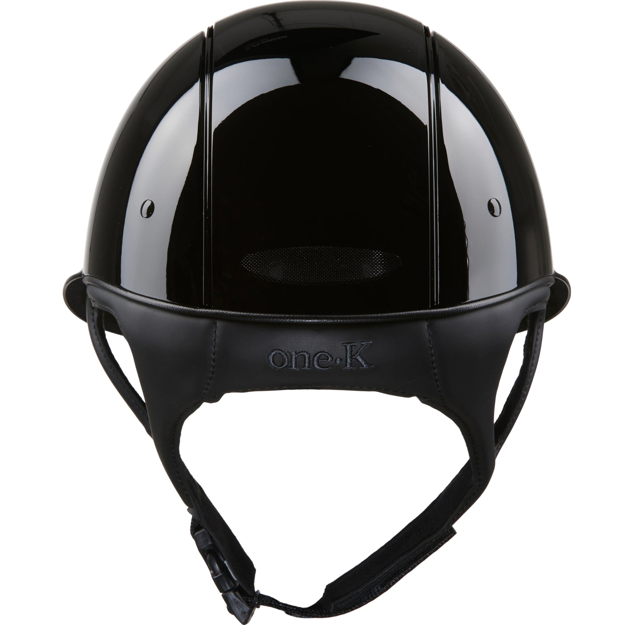 One K Avance Convertible Glossy Riding Helmet Black