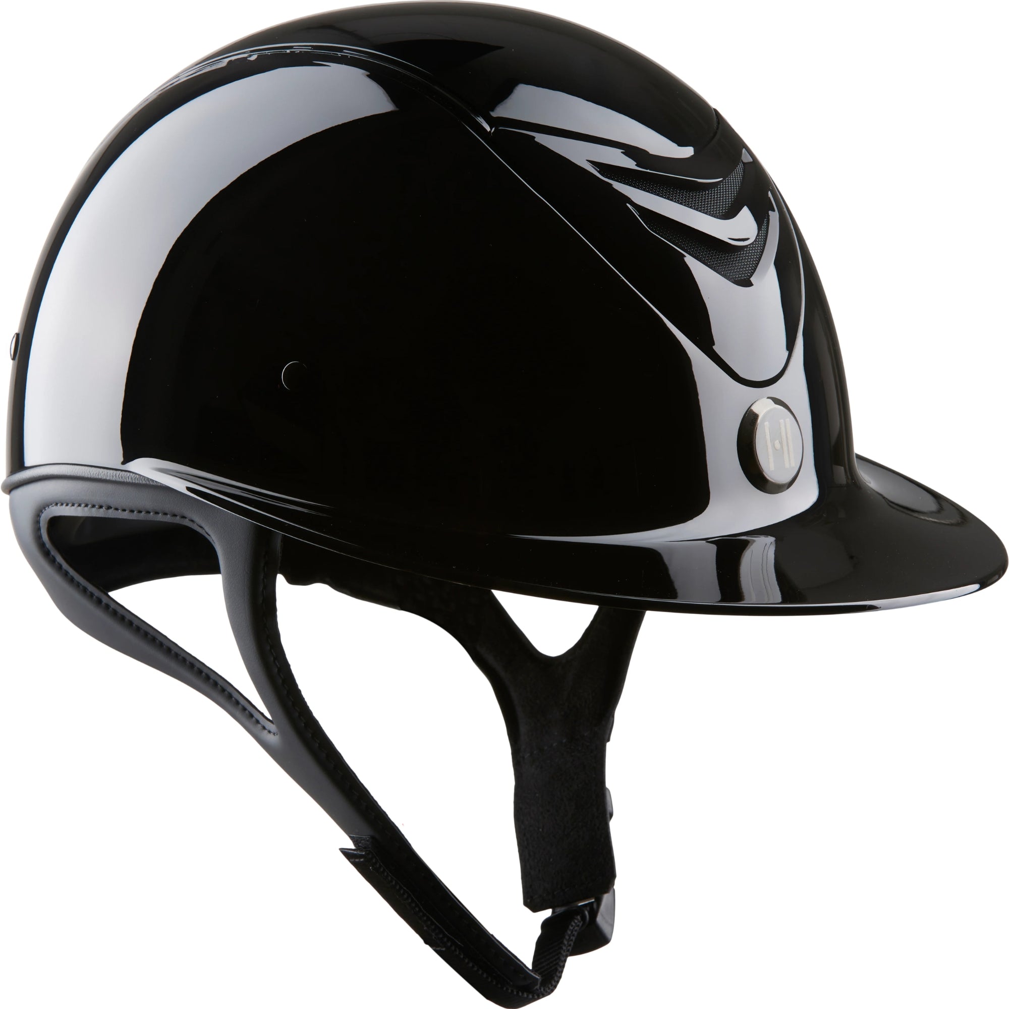 One K Avance Convertible Glossy Riding Helmet Black
