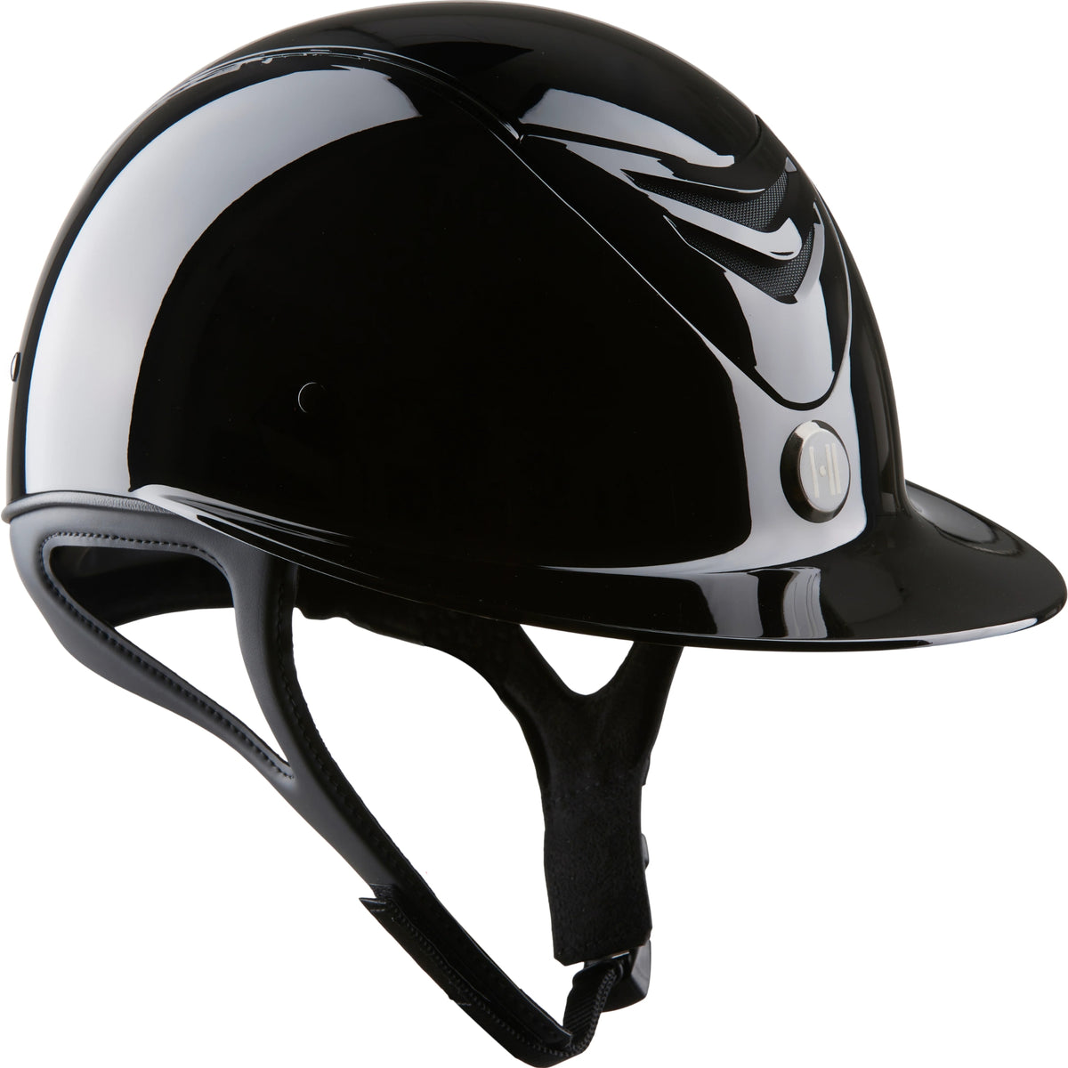 One K Avance Convertible Glossy Riding Helmet Black