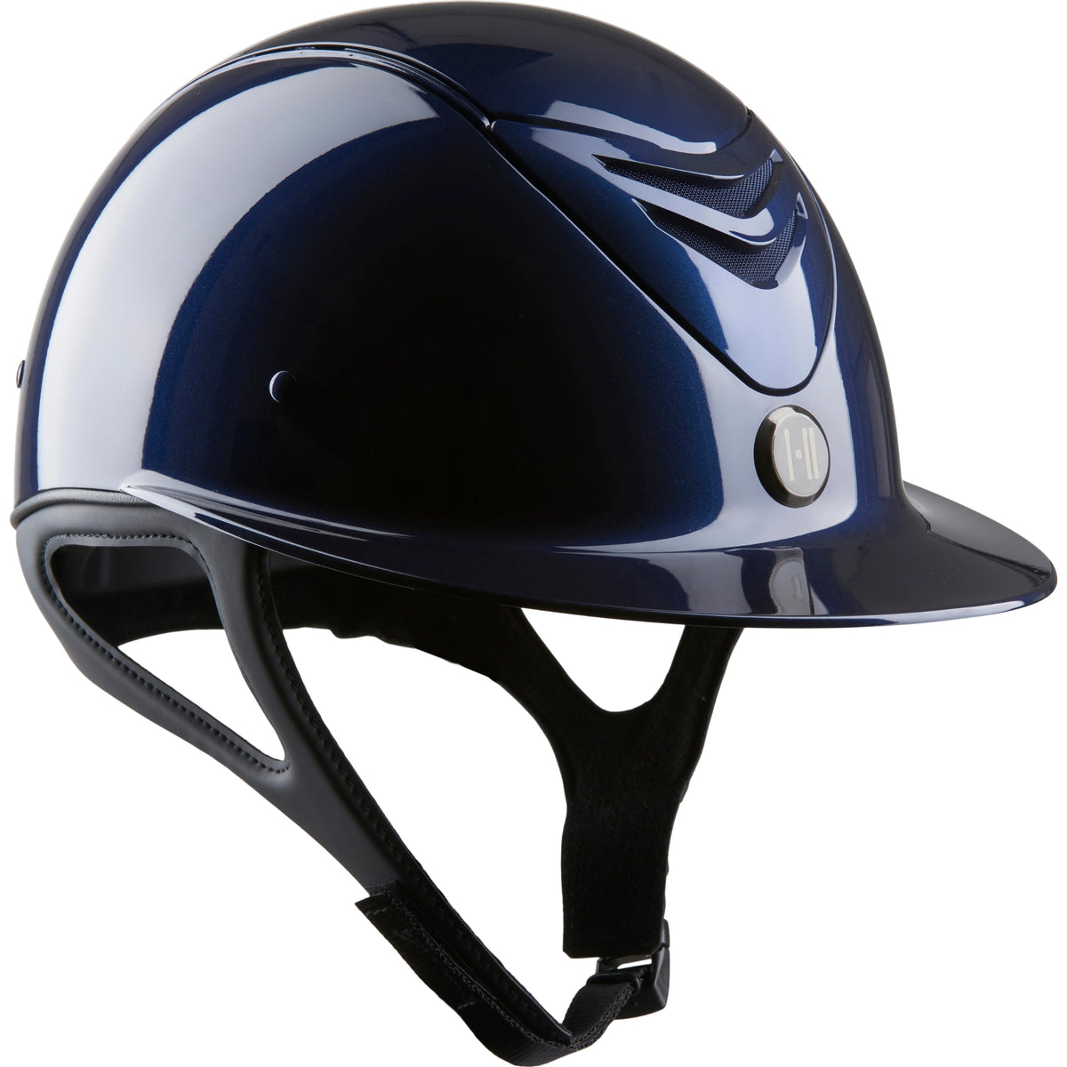 One K Avance Convertible Glossy Riding Helmet Navy