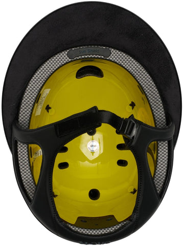 One K MIPS Avance Glossy Glitter Swarovski Riding Helmet Black