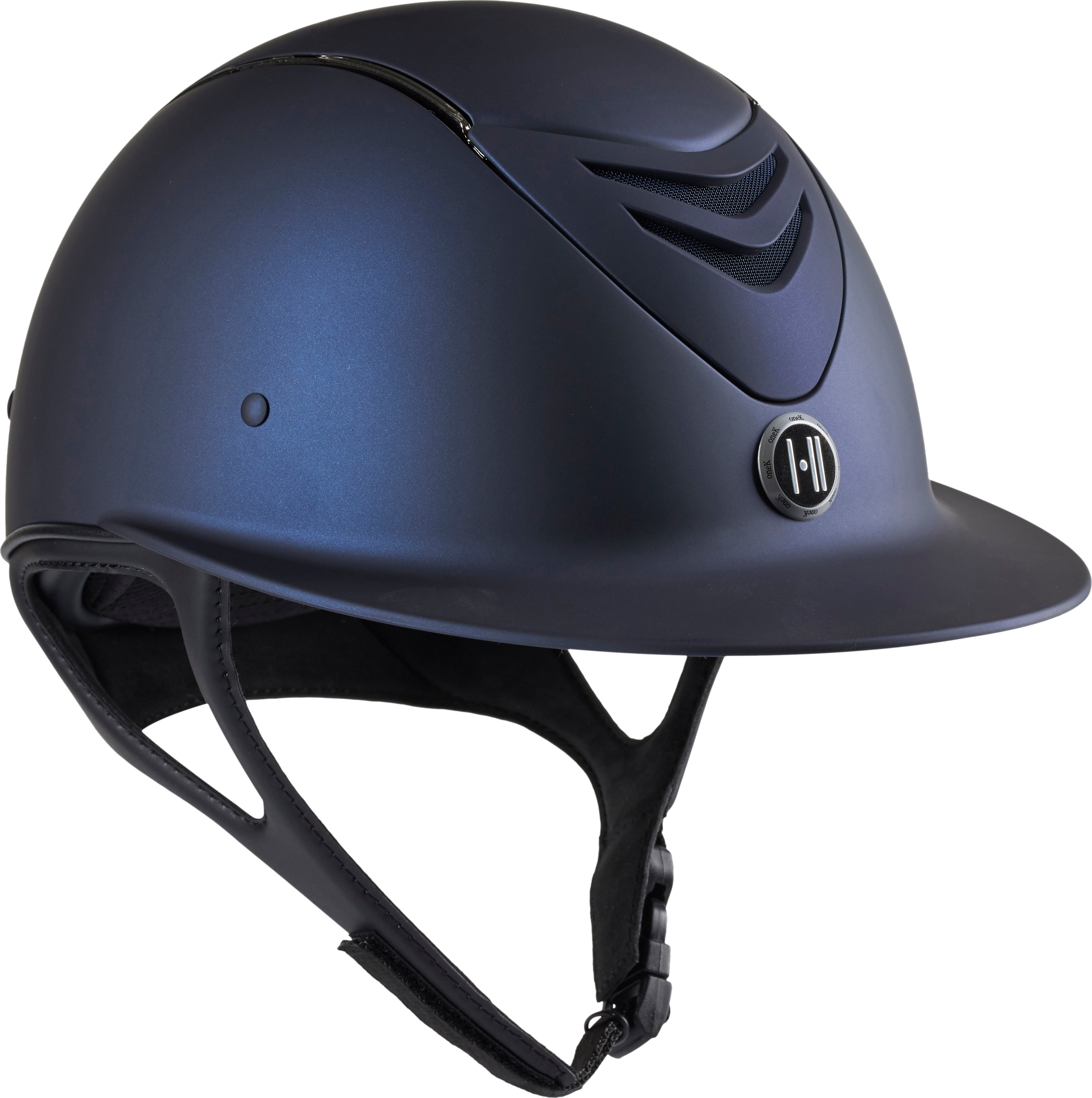 One K MIPS Avancé Matt Top Chrome Pipe Riding Helmet