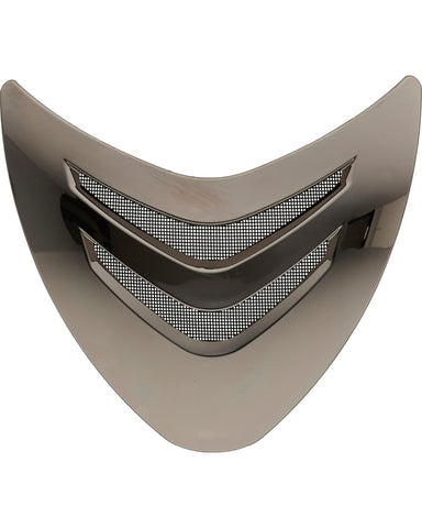 OneK Avance Convertible Helmet Front Vent Chrome